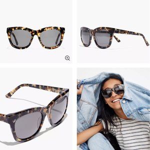 Madewell Belgrade Sunglasses in Moody tortoise
